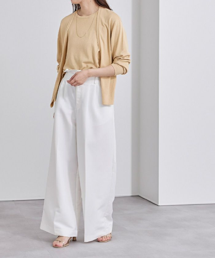 フェイクカーディガンニットトップス | ur's（ユアーズ）