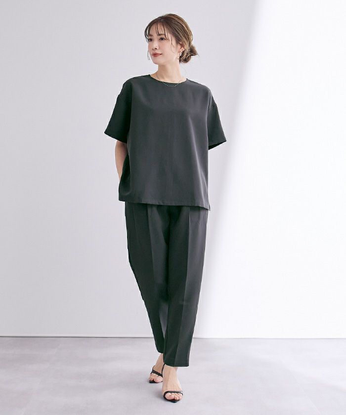 あん/ URCH RNA ⿻ テーパードパンツ ルーズパンツ ストレッチ ストレッチテーパードパンツ | ur's（ユアーズ）