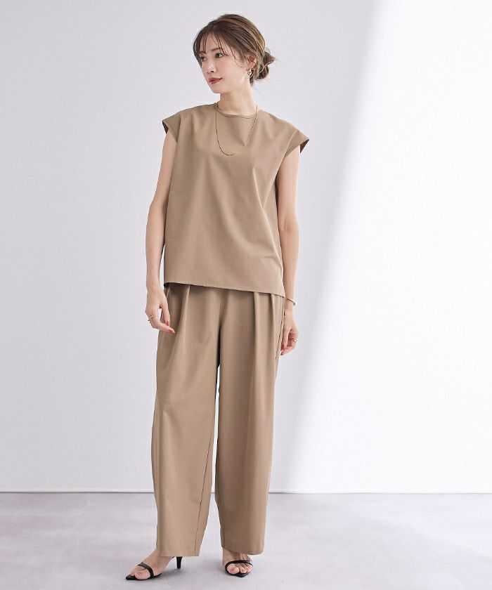 うさとの服　フレンチスリーブのトップス ピンタックフレンチスリーブブラウス(トップス)｜MACKINTOSH