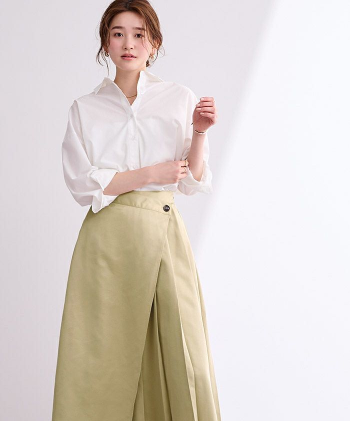 ツイルラッププリーツスカート | ur's（ユアーズ）