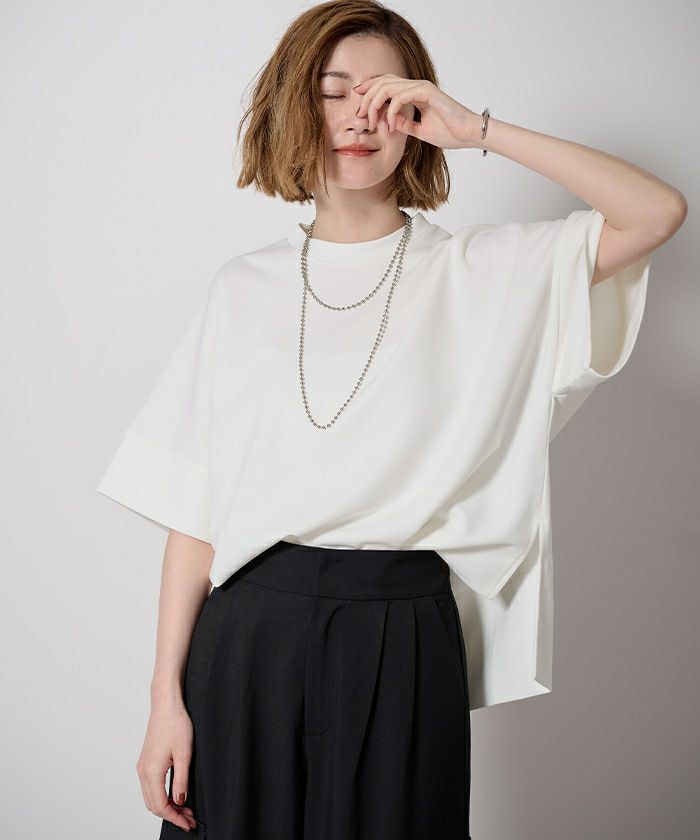 トップス YuU ZIP UP SHEER TOPS — aulaaila