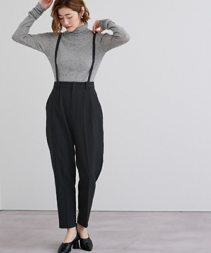 2wayサロペットテーパードパンツ | ur's（ユアーズ）