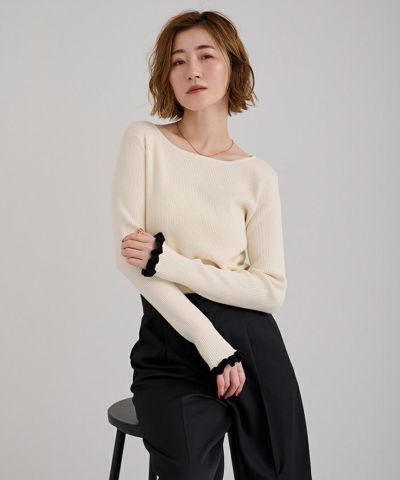 SPORTMAX★リブニットトップス SPORTMAX☆リブニットトップス