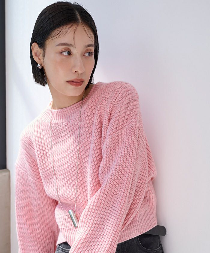 クルーネッククロップドニット | ur's（ユアーズ）