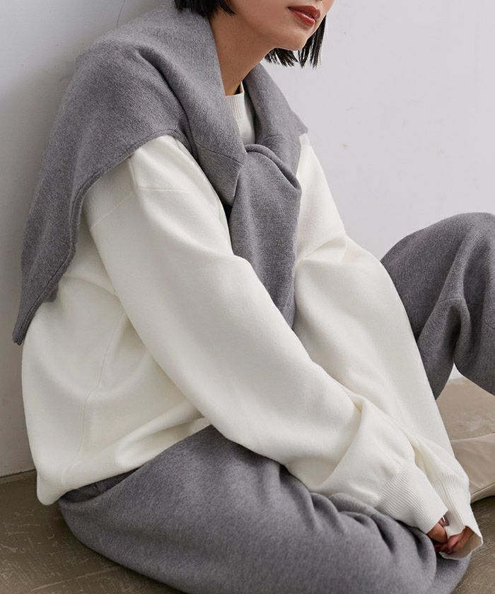 スウェットライクオーバーサイズニット | ur's（ユアーズ）