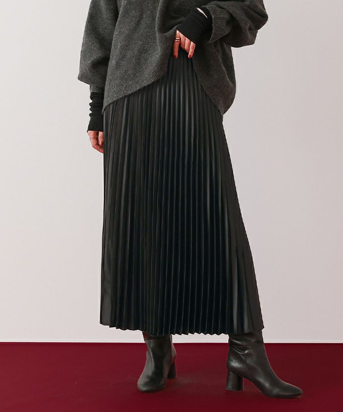 サテンプリーツスカート | ur's（ユアーズ）