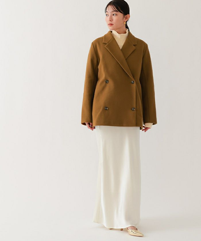 ウール調ダブルジャケット | ur's（ユアーズ）