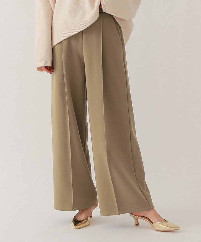 裏起毛センタープレスワイドパンツ | ur's（ユアーズ）