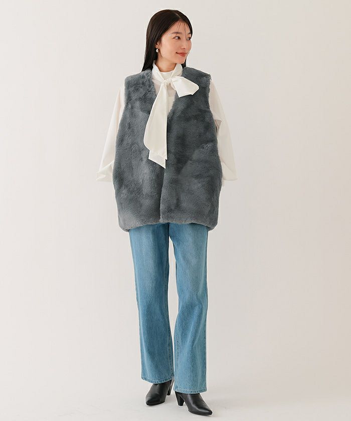 emerald thirteenフェイクファーシルバーオーバーオール emerald thirteenフェイクファーシルバーオーバーオール フェイク