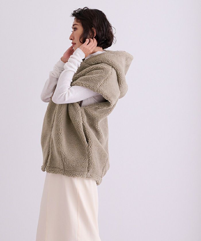 フーディーボアベスト | ur's（ユアーズ）