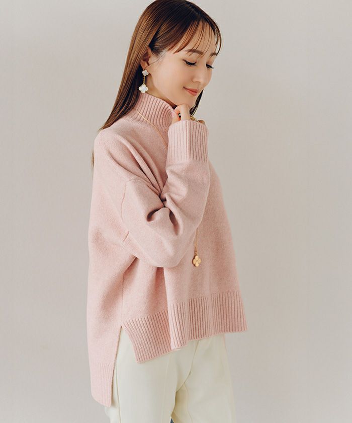 スフレタッチハイネックオーバーサイズニット | ur's（ユアーズ）