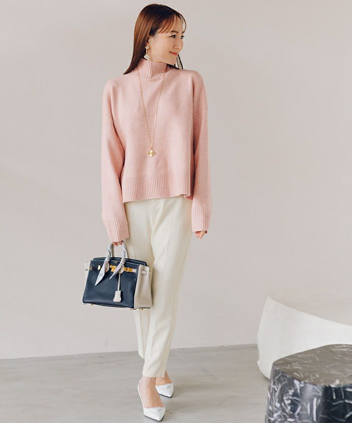 スフレタッチハイネックオーバーサイズニット | ur's（ユアーズ）