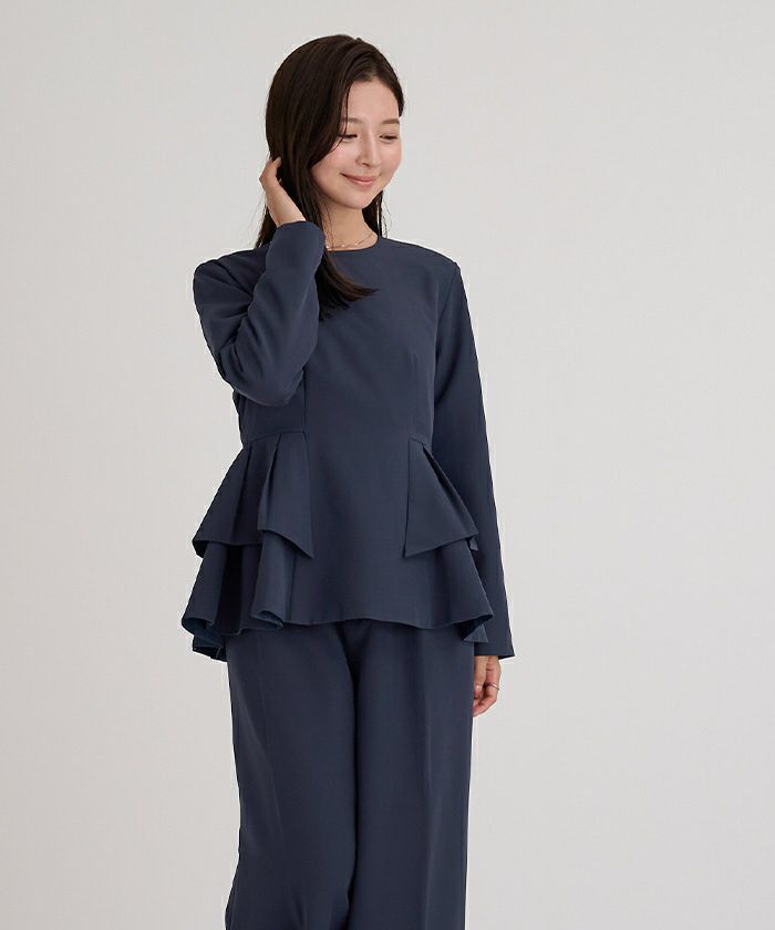 フリルペプラムブラウス | ur's（ユアーズ）