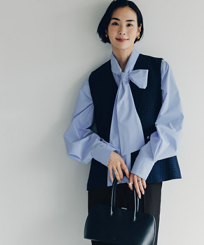 袖タックボウタイブラウス | ur's（ユアーズ）