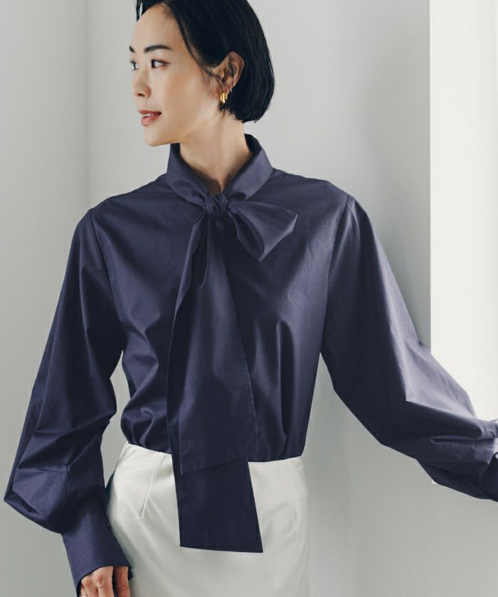 袖タックボウタイブラウス | ur's（ユアーズ）