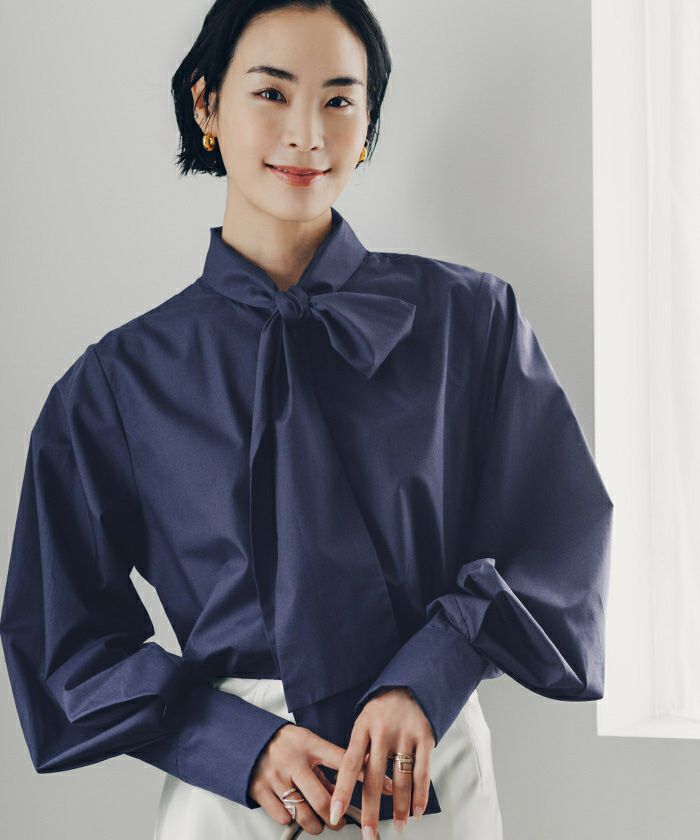 袖タックボウタイブラウス | ur's(ユアーズ) 袖タックボウタイブラウス | ur's(ユアーズ)