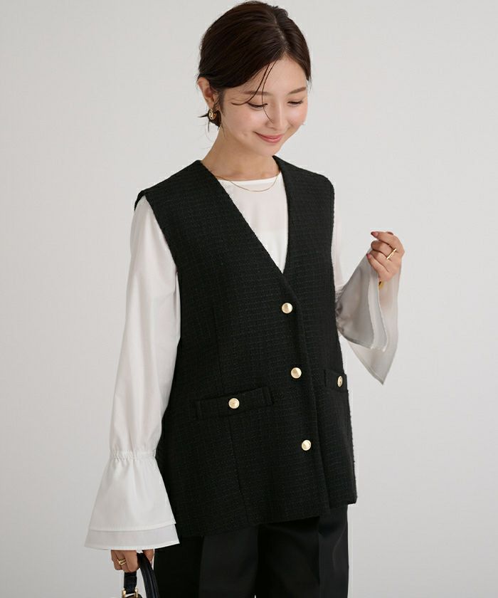 ツイードジレベスト | ur's（ユアーズ）