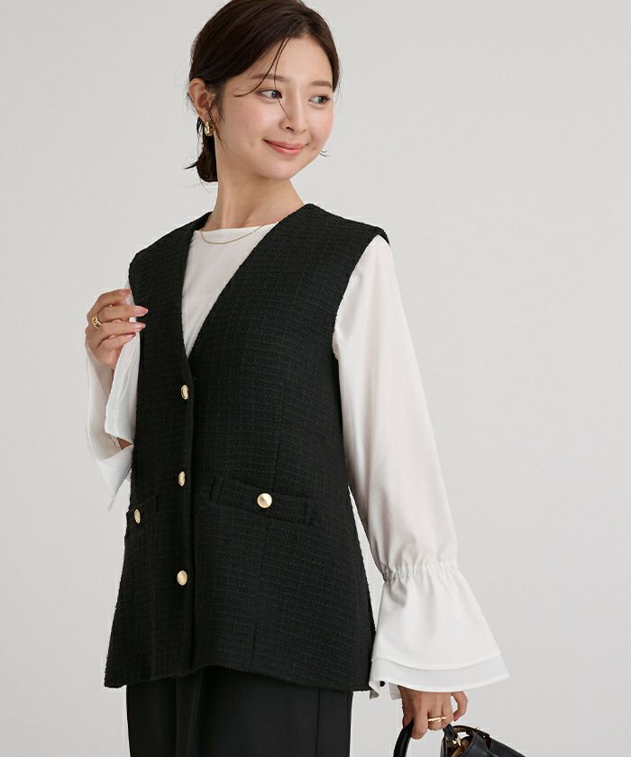 ツイードジレベスト | ur's（ユアーズ）