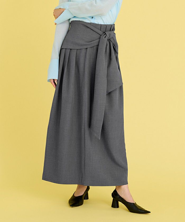 フロントクロスリボンスカート | ur's（ユアーズ）