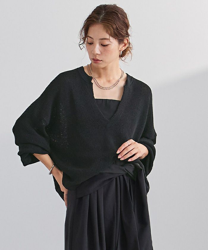 完売品] 2025aw ミドルニットジレ ADAM ET ROPE'｜【サステナブル