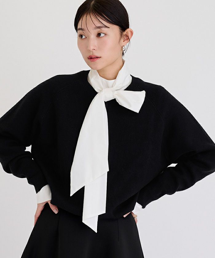 スウェットライクZIPニットカーディガン | ur's（ユアーズ）