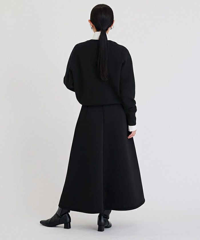 スウェットライクZIPニットカーディガン | ur's（ユアーズ）