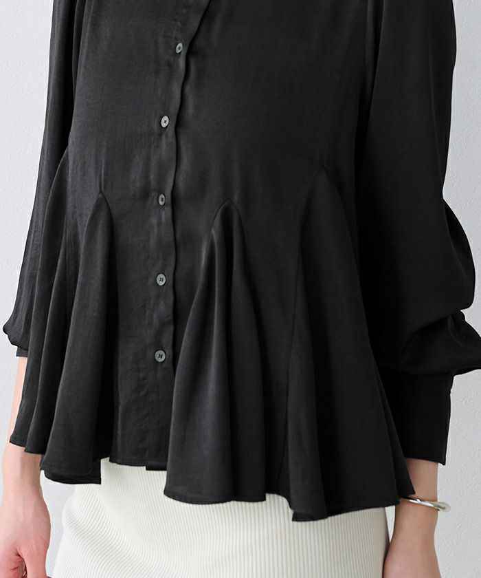 ヘムデザインフレアブラウス【メール便可／100】 | ur's（ユアーズ）