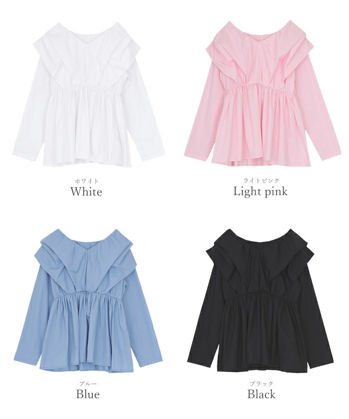 ボウエーbow.a マーガレットチュニック ノースリーブペプラムブラウス