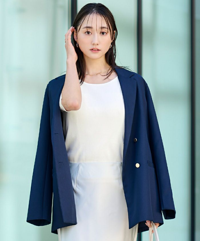 ラウンドネックハーフスリーブニット【メール便可／100】 | ur's