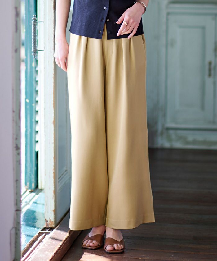 ベーシックイージーワイドパンツ | ur's（ユアーズ）