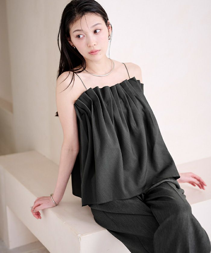 シェルプリーツキャミトップス | ur's（ユアーズ）